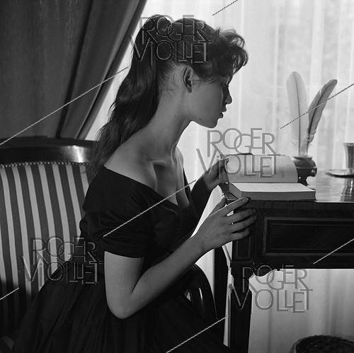 Brigitte Bardot (1934-2025), actrice française, vers 1954-1955.