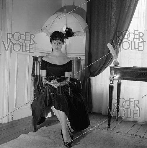 Brigitte Bardot (1934-2025), actrice française. France, vers 1954-1955.