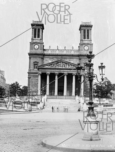 L'Eglise Saint-Vincent-de-Paul. Paris (10e arr.).