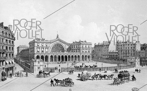 La gare de l'Est. Paris, 1851.