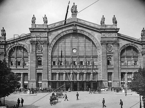 La gare du Nord. Paris (10e arr.), vers 1890-1900.