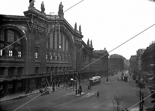 La gare du Nord. Paris (10e arr.), vers 1920.