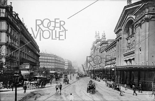 La gare du Nord. Paris (10ème arr.), vers 1900.